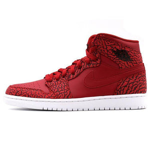 Nike Air Jordan 1 Red Elephant Shoes Basketball Men