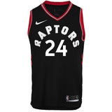 Raptors Adult Swingman Statement Jersey  Powell  Red