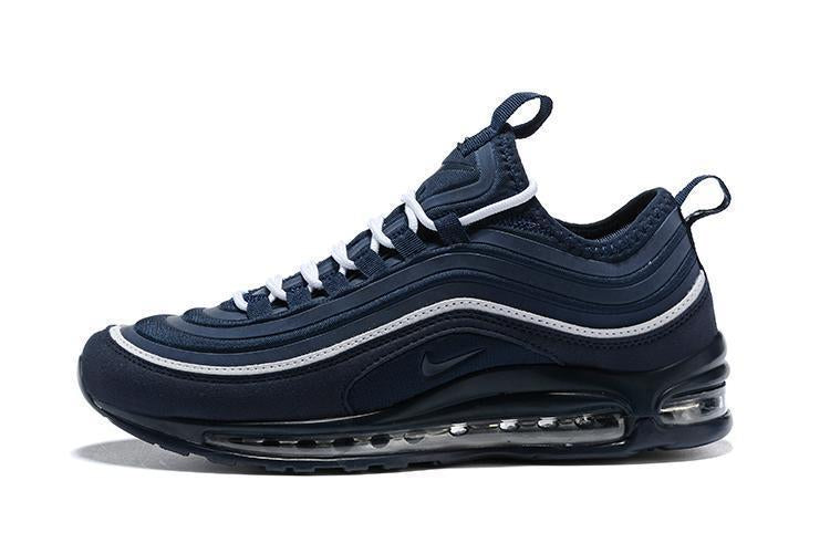 Nike Air Max 97 Dark Blue White Shoes Sale Men Size US 7, 8, 8.5, 9, 10, 11