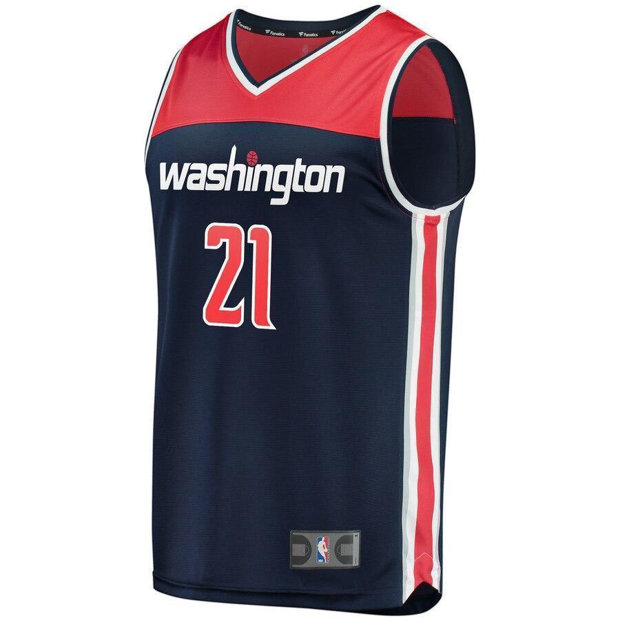 Men's Fanatics Branded Dwight Howard Navy Washington Wizards Fast Break Replica Player Jersey  Statement Edition  Navy