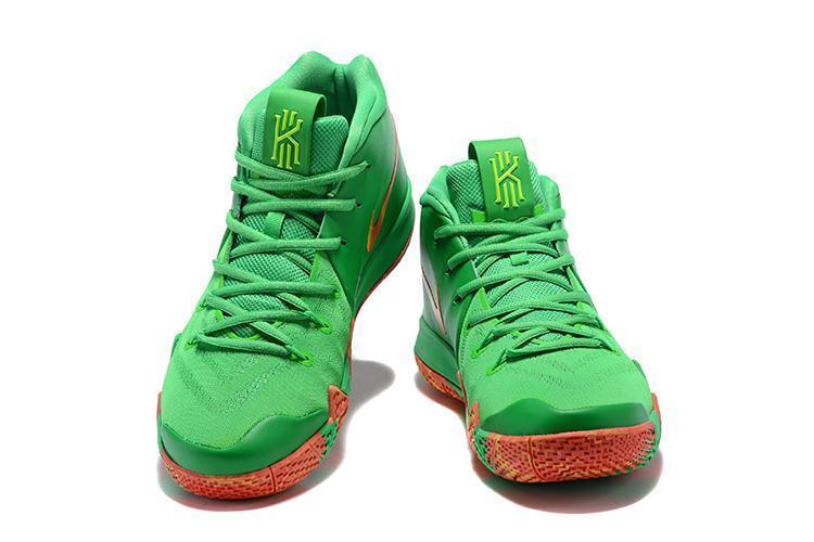 Nike Kyrie 4 Green Red Orange Men Basketball Shoes Sale Size US 7,8,8.5,9.5,10,11,12