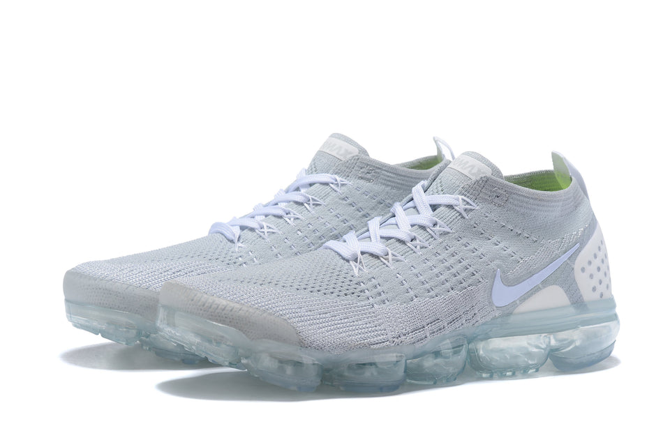 Nike Air Vapormax Flyknit 2 Grey White Shoes Sneakers Men Sale Size US 7, 8, 8.5, 9, 10, 11