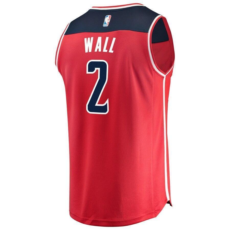 Youth Fanatics Branded John Wall Red Washington Wizards Fast Break Player Jersey  Icon Edition  Red