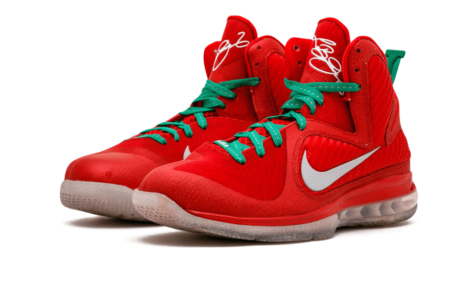 Nike Lebron 9 Sprt Rd/rflct Slvr-white-lcky