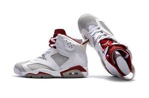 Nike Air Jordan 6 Retro 'Maroon' 2015 White Bordeaux Men Shoes Sale