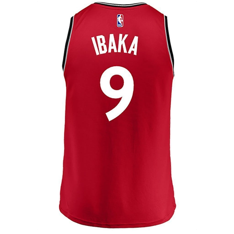 Raptors Ladies Swingman Icon Jersey  Ibaka  Red