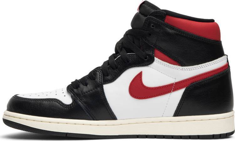 Nike Air Jordan 1 High White Black Red Shoes Basketball Men Sale