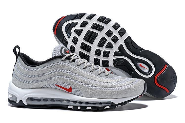 Nike Air Max 97 LX Swarovski Silver White Shoes Sale Men Size US 7, 8, 8.5, 9, 10, 11