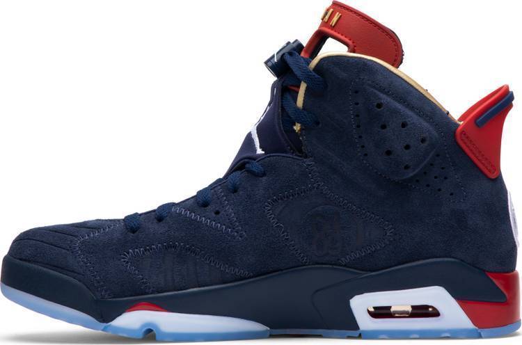 Nike Air Jordan 6 Retro 'Doernbecher' 2019 Mid Night Navy White Men Shoes Sale