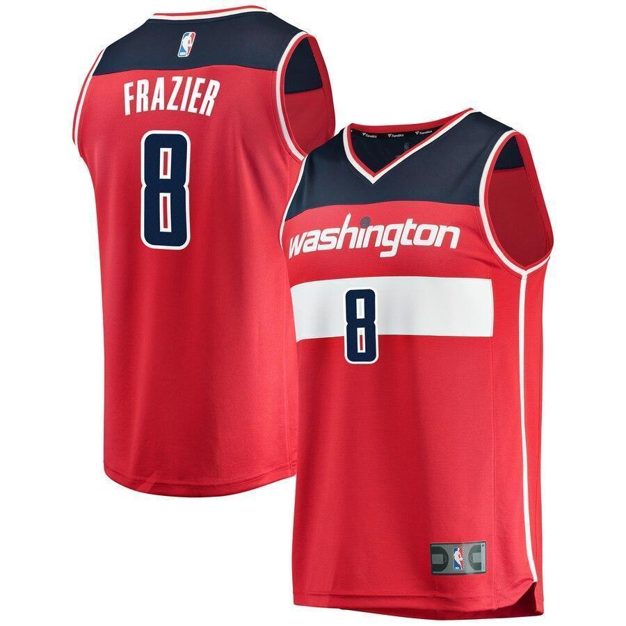 Men's Fanatics Branded Tim Frazier Red Washington Wizards Fast Break Replica Team Color Player Jersey  Icon Edition  Red