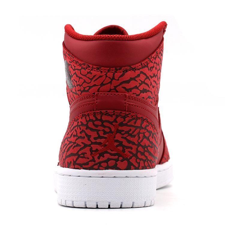 Nike Air Jordan 1 Red Elephant Shoes Basketball Men