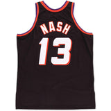 Nba Phoenix Suns Steve Nash Hardwood Classics Throwback Home Jersey  Black