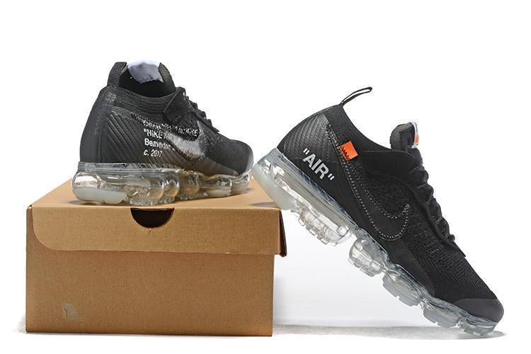 OFF WHITE x Nike Air Vapormax Black Shoes Sneakers Men Sale Size US 7, 8, 8.5, 9, 10, 11