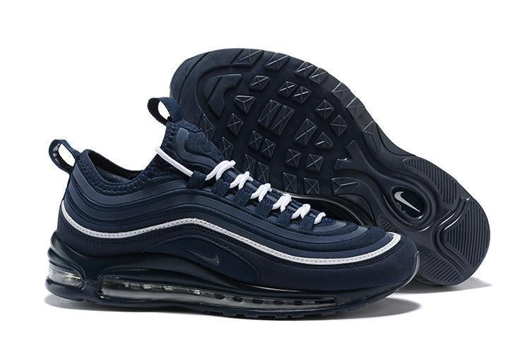 Nike Air Max 97 Dark Blue White Shoes Sale Men Size US 7, 8, 8.5, 9, 10, 11