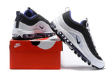 Nike Air Max 97 Black White Blue Shoes Sale Size US 7, 8, 8.5, 9, 10, 11