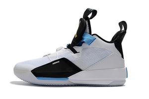 Nike Air Jordan 33 White Black Blue Men Shoes Sale Size US 7,8,8.5,9.5,10,11,12