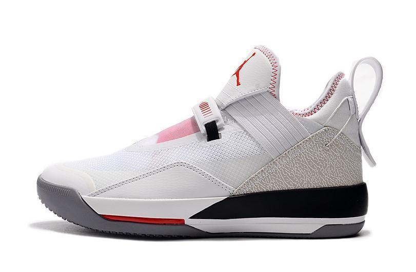 Nike Air Jordan 33 White Pink Black Men Shoes Sale Size US 7,8,8.5,9.5,10,11,12