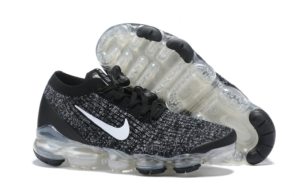 Nike Air Vapormax Flyknit 3 &quot;Oreo&quot; Grey Black Shoes Sneakers Men Sale Size US 7, 8, 8.5, 9, 10, 11