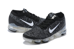 Nike Air Vapormax Flyknit 3 &quot;Oreo&quot; Grey Black Shoes Sneakers Men Sale Size US 7, 8, 8.5, 9, 10, 11