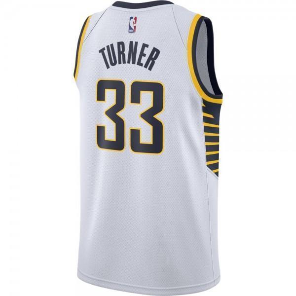 Myles Turner Indiana Pacers Association Swingman Jersey  White