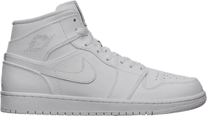 Nike Air Jordan 1 Mid White Shoes Basketball Men