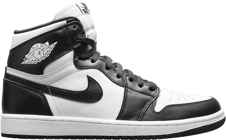 Nike Air Jordan 1 High Black White Shoes Basketball Men