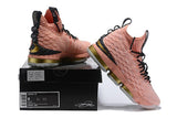 Nike Lebron XV 15 Pink Gold Men Shoes Sale Size US7,8,8.5,9,10,11,12