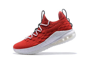 Nike Lebron XV 15 Low EP University Red Men Shoes Sale Size US7,8,8.5,9,10,11,12