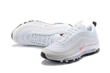 Nike Air Max 97 White Orange Shoes Sale Men Size US 7, 8, 8.5, 9, 10, 11
