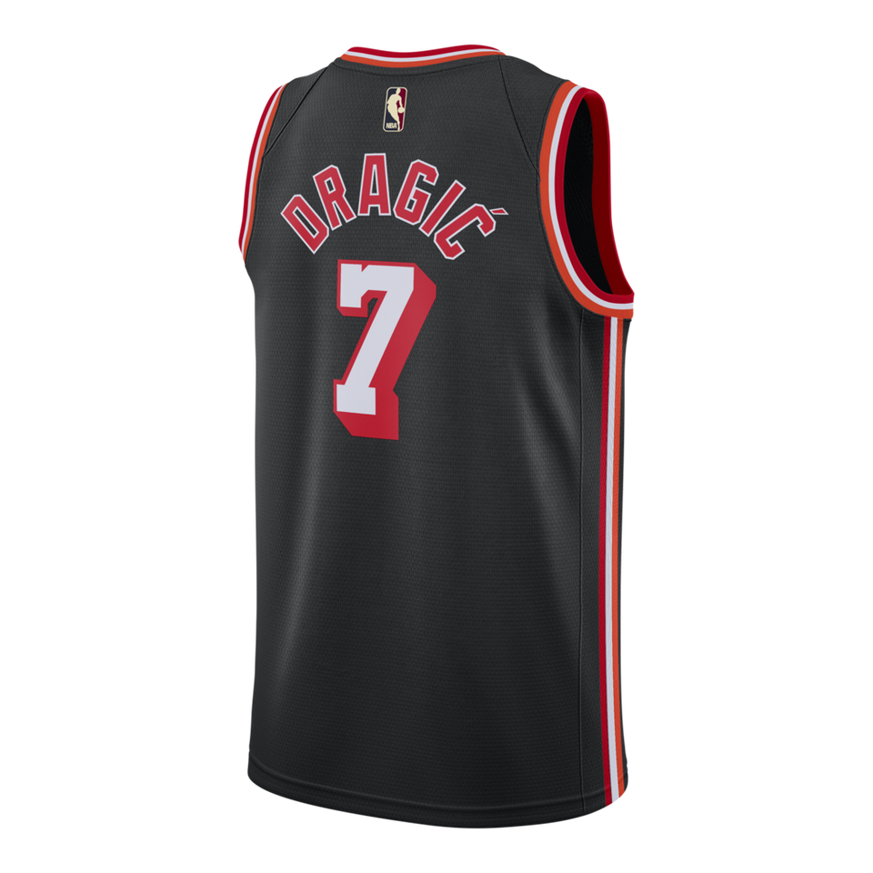 Goran Dragic Nike Miami Heat Classic Edition Jersey  Black
