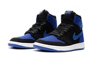 Nike Air Jordan 1 High Retro Flyknit Navy Black Shoes Basketball Men