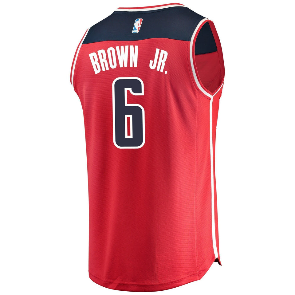 Youth Fanatics Branded Troy Brown Red Washington Wizards  NBA Draft First Round Pick Fast Break Replica Jersey – Icon Edition  Red