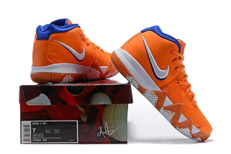 Nike Kyrie 4 Orange Men Basketball Shoes Sale Size US 7,8,8.5,9.5,10,11,12