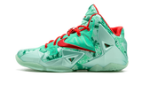 Nike Lebron Xi Green Glow/lt Crmsn-artic Grn