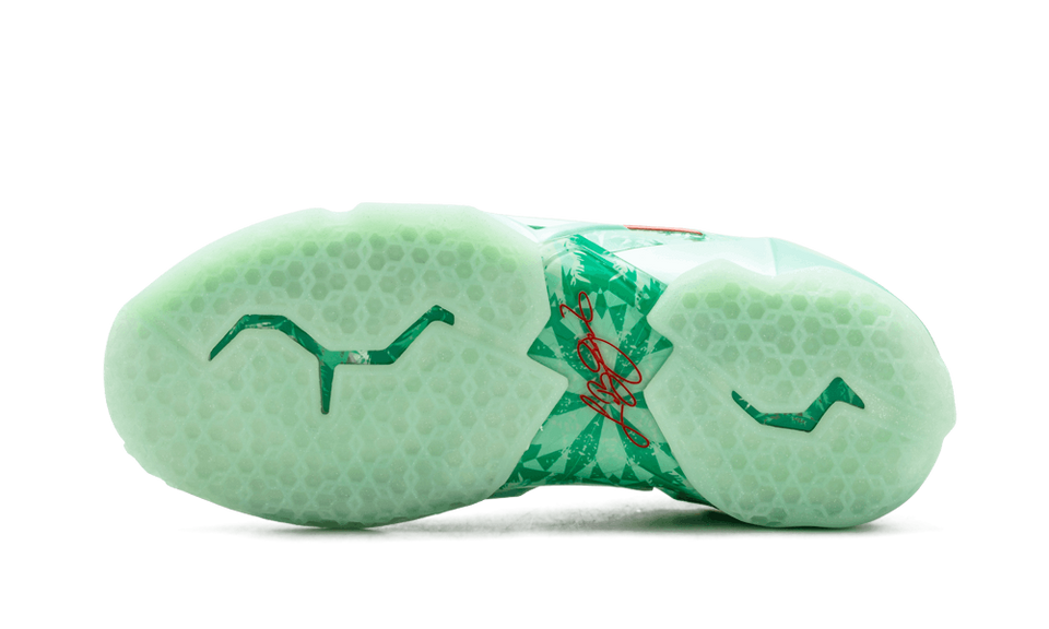 Nike Lebron Xi Green Glow/lt Crmsn-artic Grn