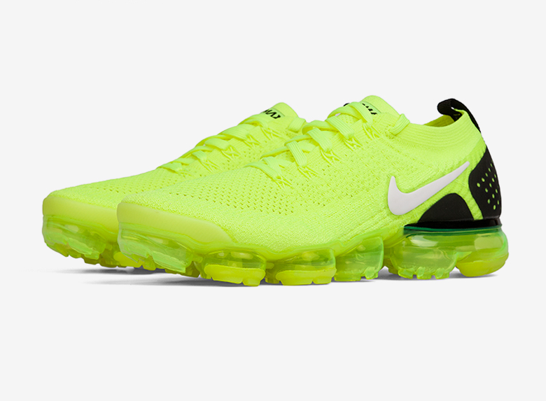 Nike Air Vapormax Flyknit 2 Volt Shoes Sneakers Men Sale Size US 7, 8, 8.5, 9, 10, 11