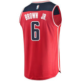 Men's Fanatics Branded Troy Brown Red Washington Wizards  NBA Draft First Round Pick Fast Break Replica Jersey – Icon Edition  Red