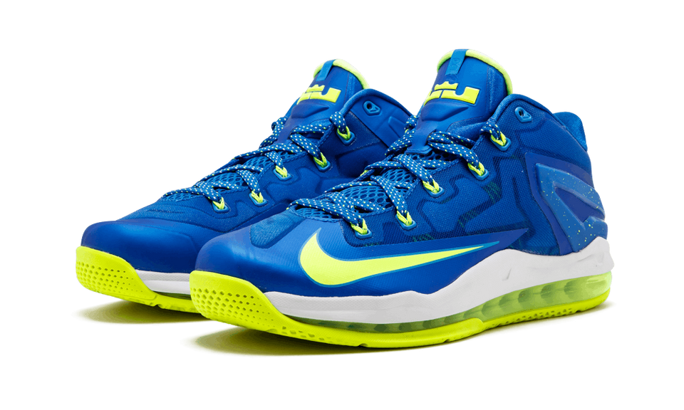 Nike Max Lebron 11 Low Hyper Cobalt/volt-white-pht Bl