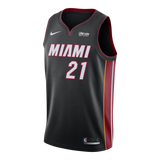 Hassan Whiteside Nike Miami Heat Icon Black Swingman Jersey  Black