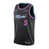 Derrick Jones Jr Nike Miami Heat Vice Nights Swingman Jersey  Black