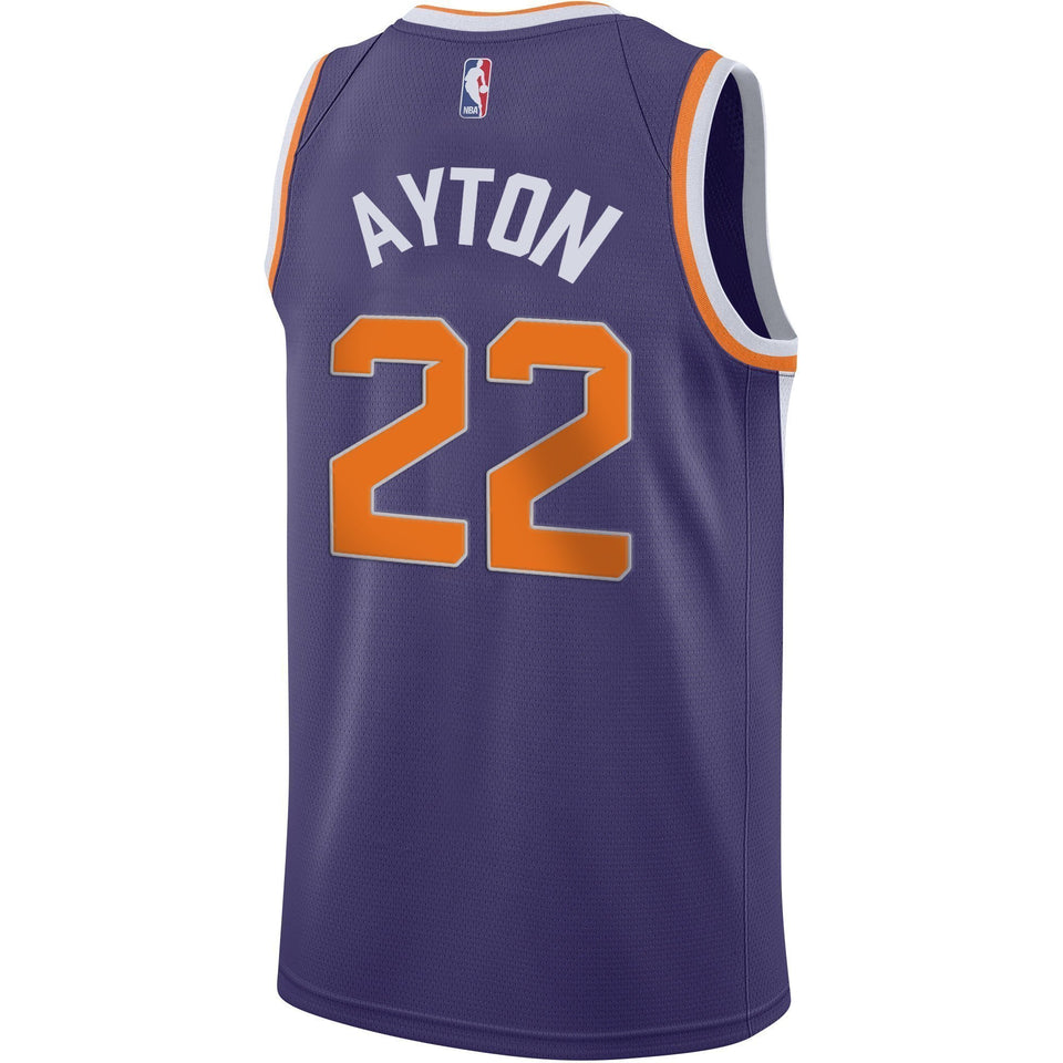 Nba Phoenix Suns Women's Deandre Ayton Nike Swingman Jersey Icon Edition  Purple