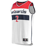 Men's Fanatics Branded John Wall White Washington Wizards Fast Break Replica Jersey  Association Edition  White