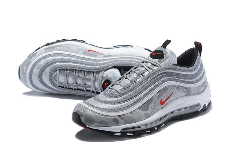 Nike Air Max 97 Camouplage Silver White Shoes Sale Size US 7, 8, 8.5, 9, 10, 11