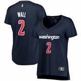 Women's Fanatics Branded John Wall Navy Washington Wizards Fast Break Replica Statement Edition Jersey  Navy