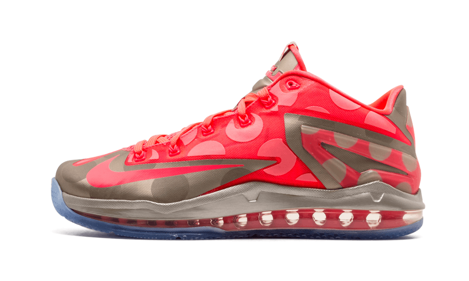 Nike Max Lebron Xi Low Collection Metallic Zinc/hyper Punch-ice
