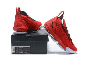 Nike Lebron XV 16 EP Red White Men Shoes Sale Size US7,8,8.5,9,10,11,12