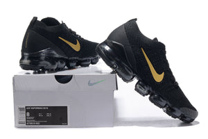 Nike Air Vapormax Flyknit 3 Black Gold White Shoes Sneakers Men Sale Size US 7, 8, 8.5, 9, 10, 11