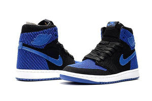 Nike Air Jordan 1 High Retro Flyknit Navy Black Shoes Basketball Men