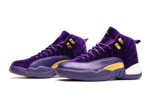 Nike Air Jordan 12 Retro Purple Velvet Shoes Basketball Men Sale