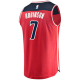 Men's Fanatics Branded Devin Robinson Red Washington Wizards Fast Break Replica Team Color Player Jersey  Icon Edition  Red